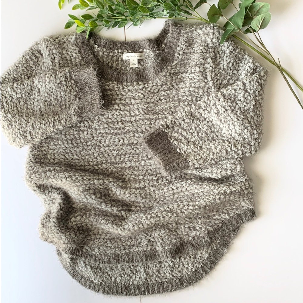 FUZZY SOFT KNIT SWEATER